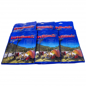 6 x 125 g Travellunch dessert mix, 6 x dessert, 100 g each